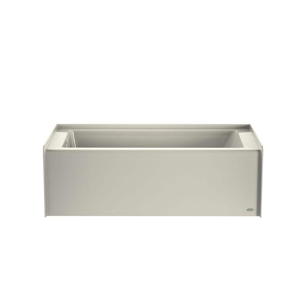 PROJECTA 60 in. x 32 in. Soaking Bathtub with Left Drain in Oyster price history on PriceWatchPro