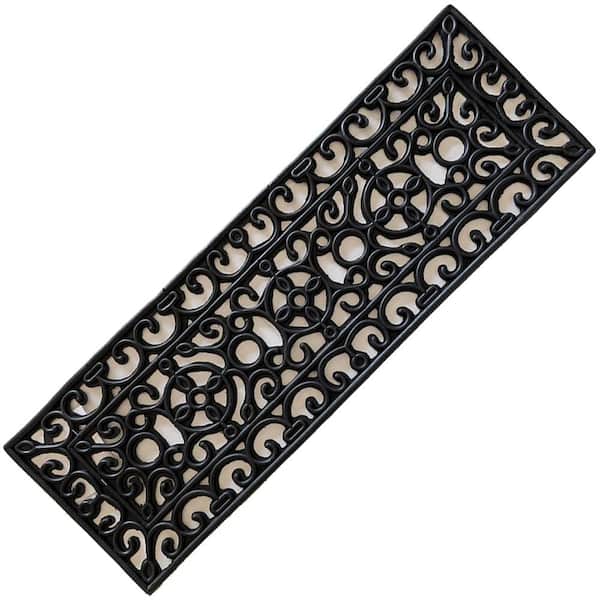 Imports Decor Wrought Iron Square 29.5 in. x 9.5 in. Vulcanized