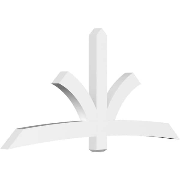 Ekena Millwork Davenport 96 in. W x 44 in. H x 4 in. D Signature Polyurethane Bracket