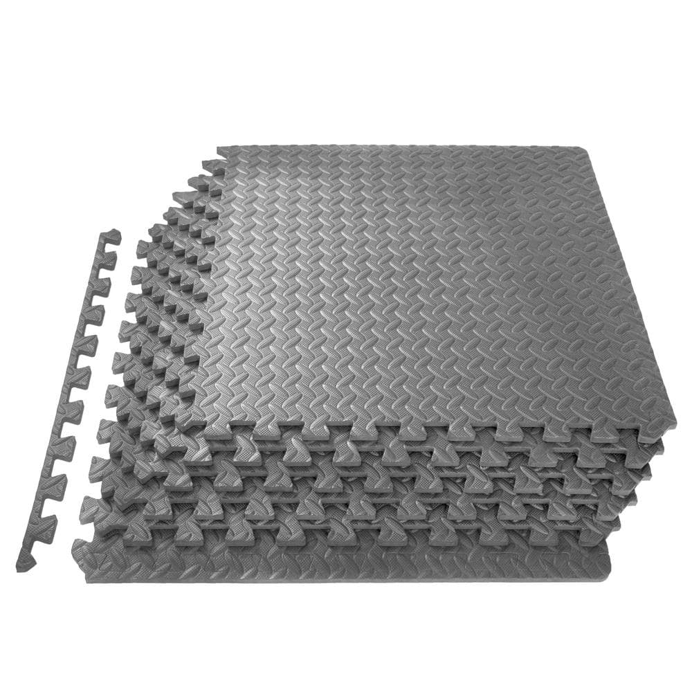Great Barrier Reef Muf Veronderstellen PROSOURCEFIT Exercise Puzzle Mat Grey 24 in. x 24 in. x 0.5 in. EVA Foam  Interlocking Anti-Fatigue Exercise Tile Mat (6-Pack) ps-2302-pzzl-grey -  The Home Depot