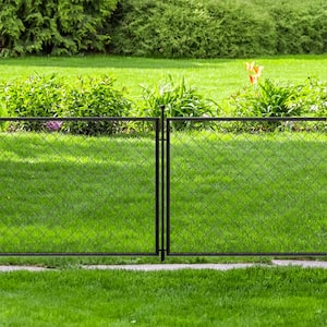 37.3 in. H x 51 in. W Metal Diamond Mesh Garden Fence Panel