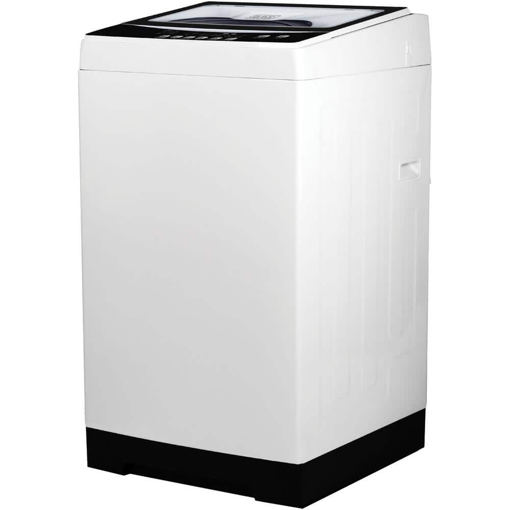 BLACK+DECKER 20.3 in. 1.7 cu. ft. 6-Cycle Portable Top Load Electric Washing  Machine in white BPWM16W - The Home Depot