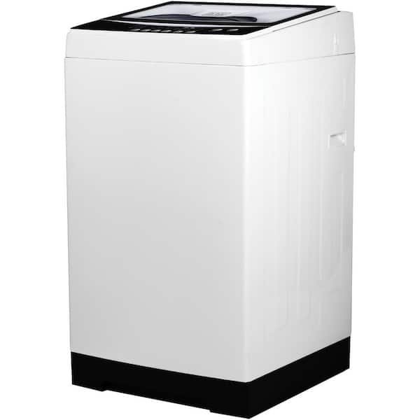 Photo 1 of 20.3 in. 1.6 cu. ft. Portable Top Load Electric Washing Machine in White