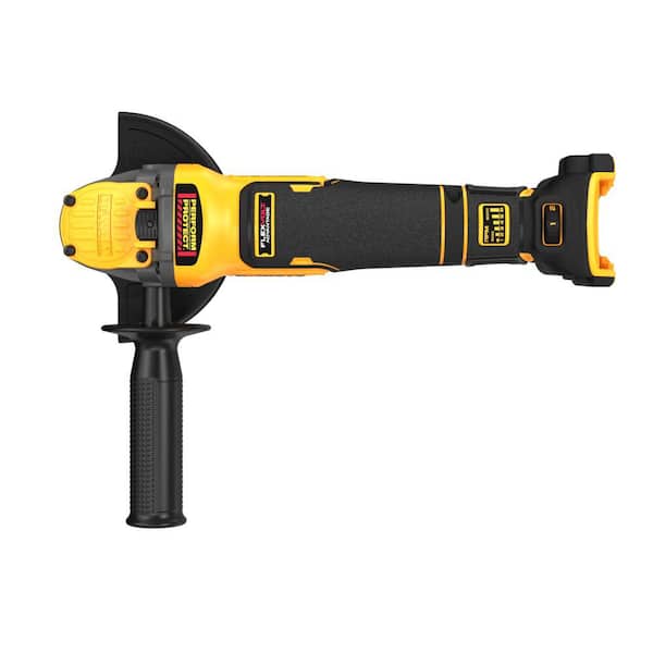 DEWALT 20V MAX XR Cordless Brushless 4.5 in. Paddle Switch Small Angle  Grinder with Kickback Brake (Tool Only) DCG413B - The Home Depot