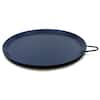 Brentwood BCM 24 9.5 Inch Carbon Steel Non Stick Round Comal Griddle Black  Cooking Sandwich Egg Bacon Dishwasher Safe 11.25 x 9.50 x 9.50 Griddle  Black Carbon Steel Body - Office Depot