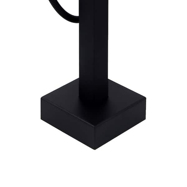 Single-Handle Freestanding Tub Faucet with Handheld Shower in Matte Black