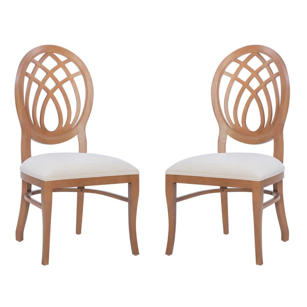 Linon Home Decor Dael Brown Side Chair (2pack) THDAC04771 The Home Depot