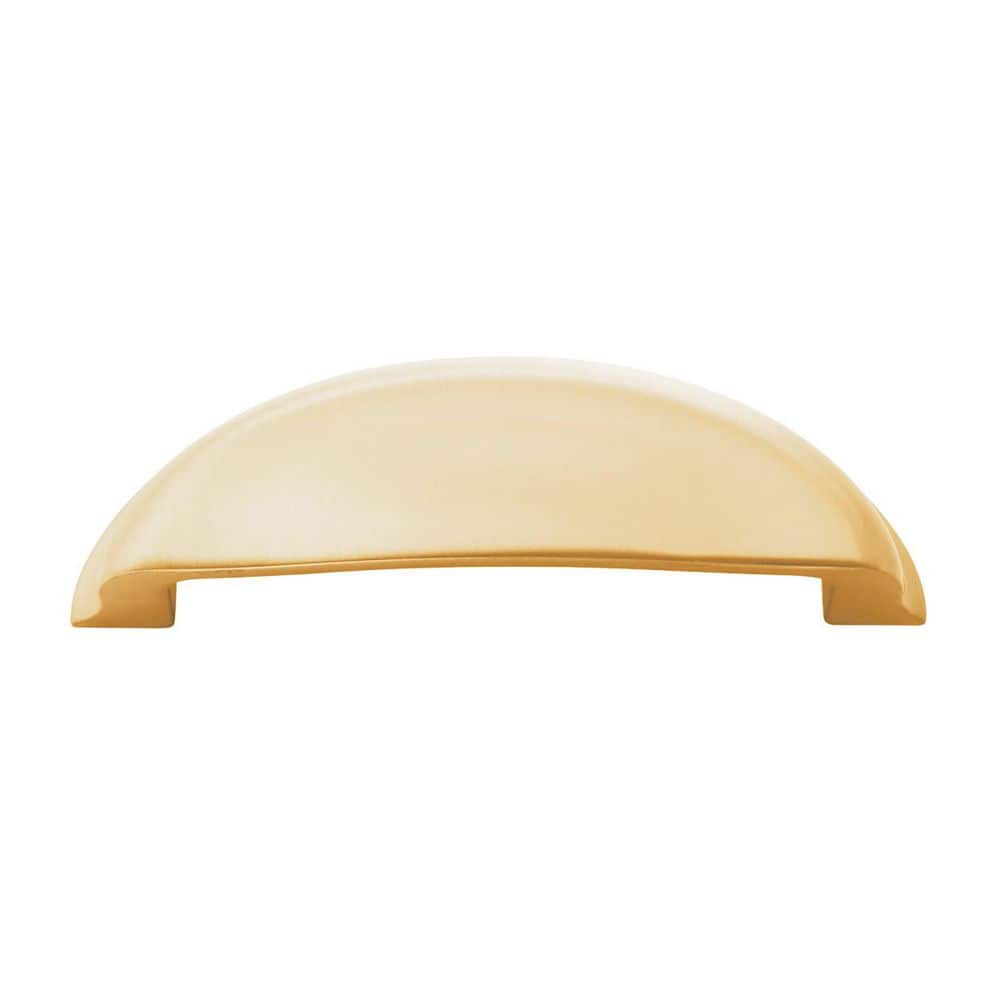 Fuller Collection 3-3/4 Inch (96mm) Center to Center Brushed Golden Brass Cup Cabinet Pull price history on PriceWatchPro