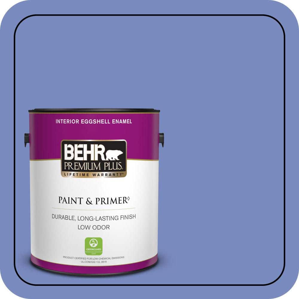 1 gal. #600B-5 Larkspur Bouquet Eggshell Enamel Low Odor Interior Paint & Primer price history on PriceWatchPro