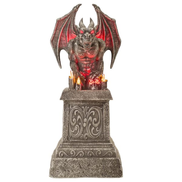 5.5 FT Grave & Bones LED Gargoyle