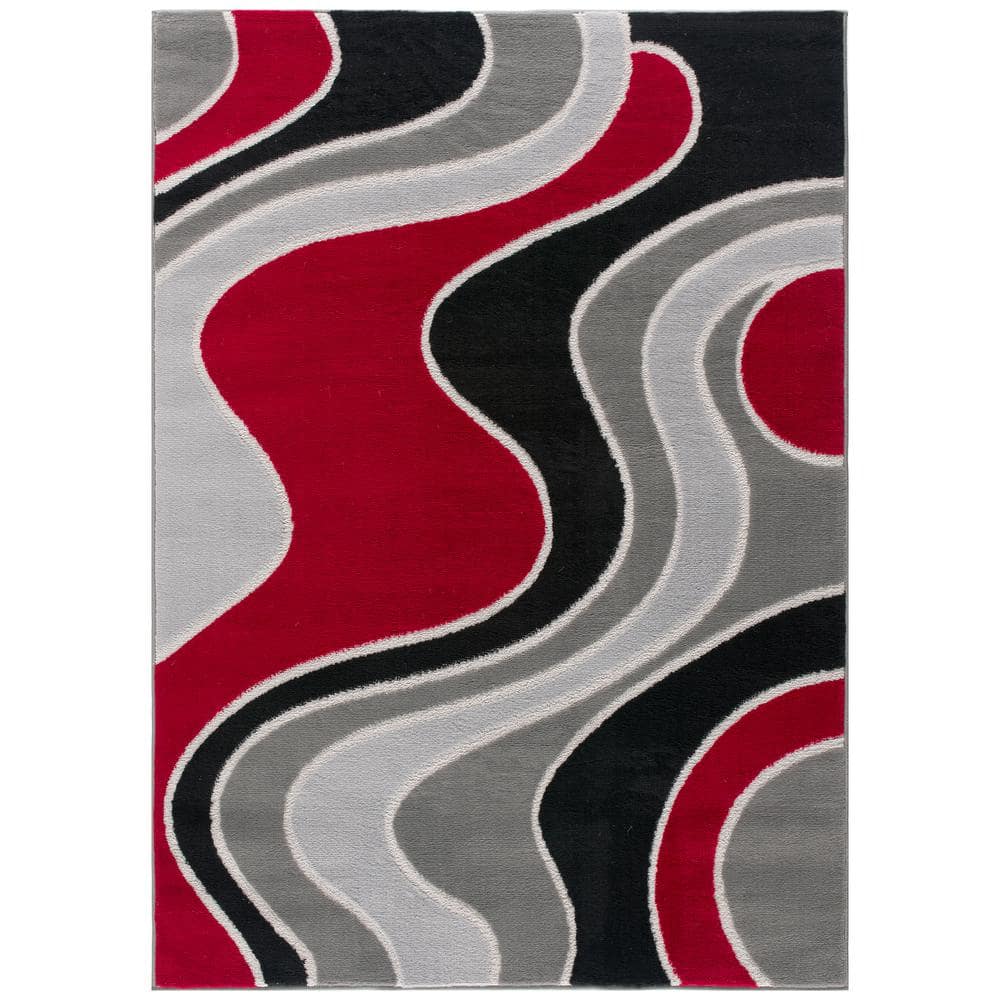 L'baiet Sian Multicolor Graphic 4 Ft. X 6 Ft. Area Rug Sl148m46 - The 