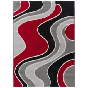 Sian Multicolor Graphic 4 ft. x 6 ft. Area Rug