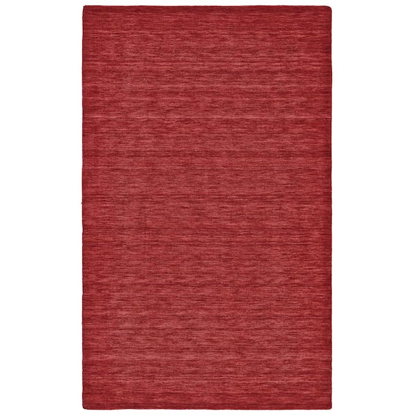 Weave & Wander Celano Red 5 ft. x 8 ft. Solid Area Rug