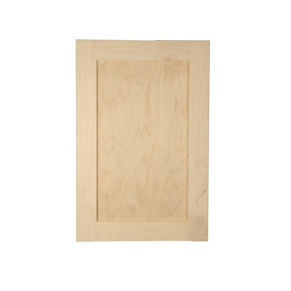 WG Wood Products Fieldstone Shaker 15.5 in. W x 25.5 in. H Beige Unfinished Wood Recessed Medicine Cabinet without Mirror Style Frameless