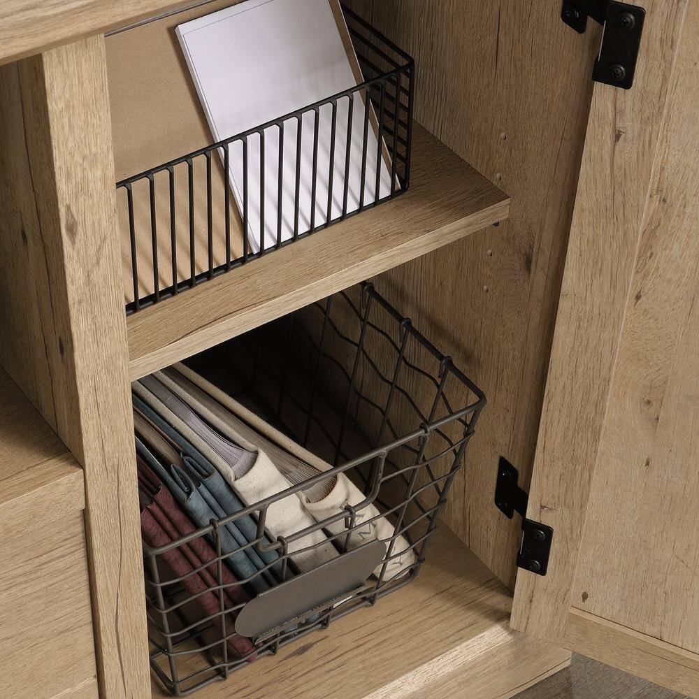 Prime Oak Lateral File Cabinet Credenza with Adjustable Shelf