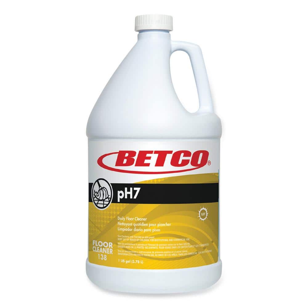 Betco 1 Gal. Lemon Scent pH7 Floor Cleaner, Bottle (4-Pack) -  BET1380400