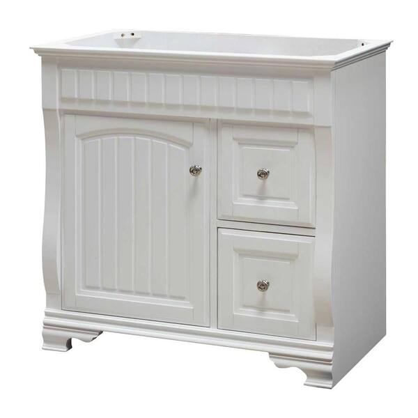 Pegasus 36 in. Vanity Cabinet Only in White