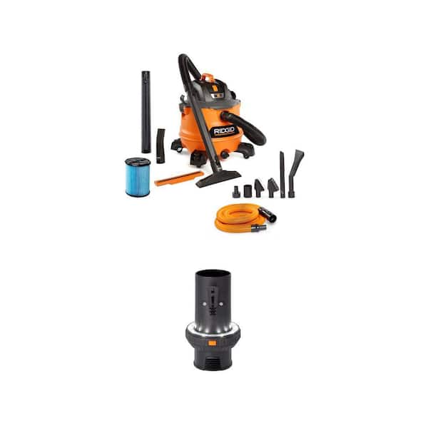 2-1/2 in. LED Lighted Vacuum Attachment and 14 Gal. 6.0 Peak HP NXT Shop Vacuum Combo