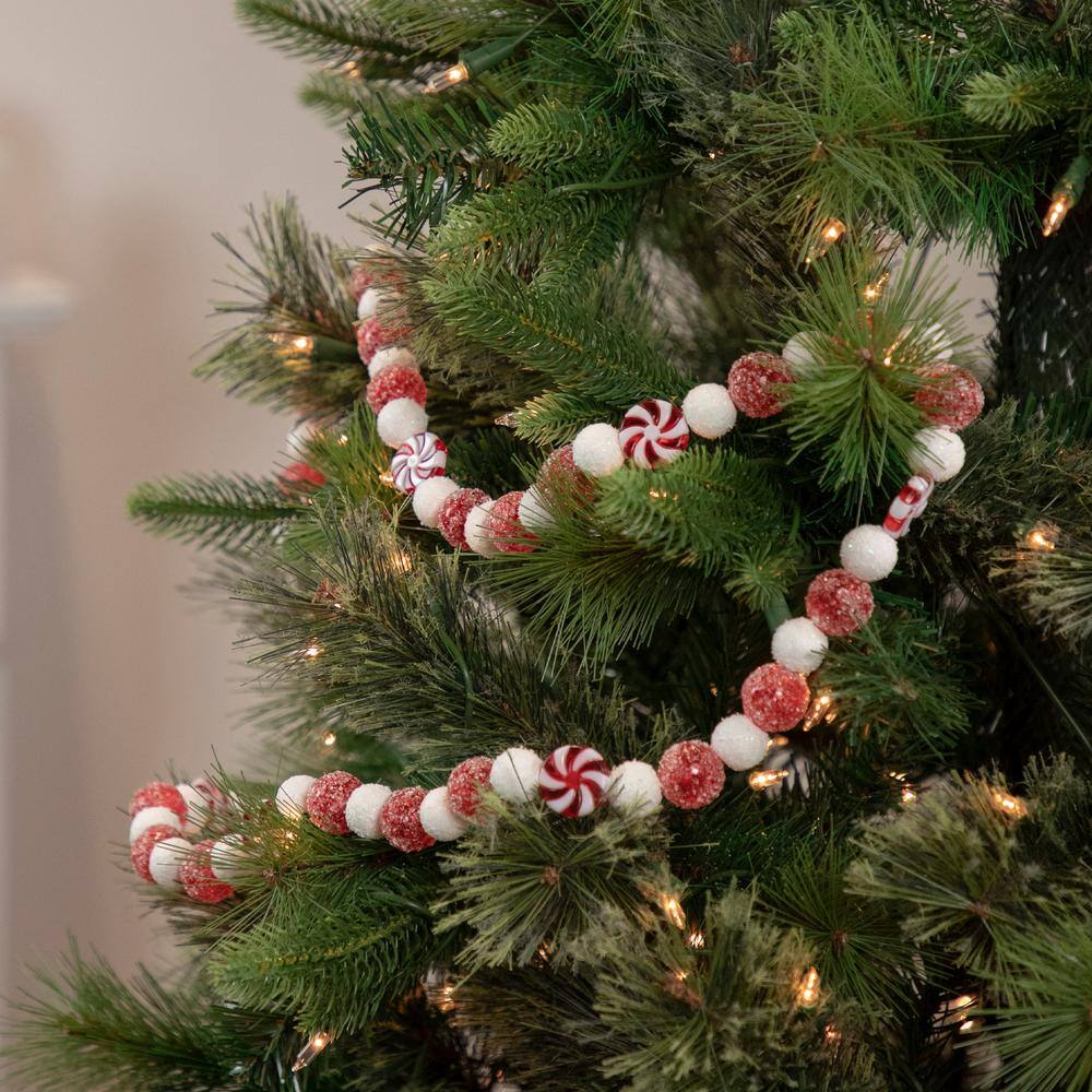 5' Artificial Red Berries and Pine Cones Christmas Garland