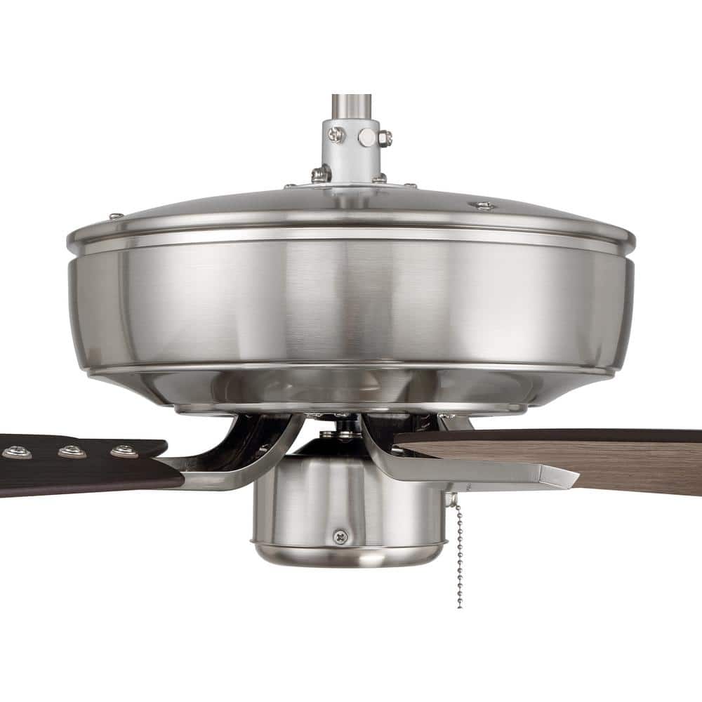 Pro Plus 52" Brushed Nickel Ceiling Fan with Driftwood Blades