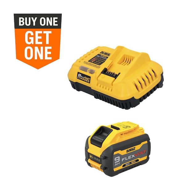 20V/60V MAX FLEXVOLT Lithium-Ion 9.0Ah Battery and Charger Starter Kit