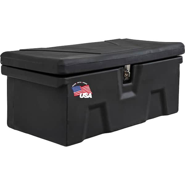 BUYERS PRODUCTS 13.5 in. x 15 in. x 32 in. Matte Black Plastic All-Purpose Truck Tool Box Chest