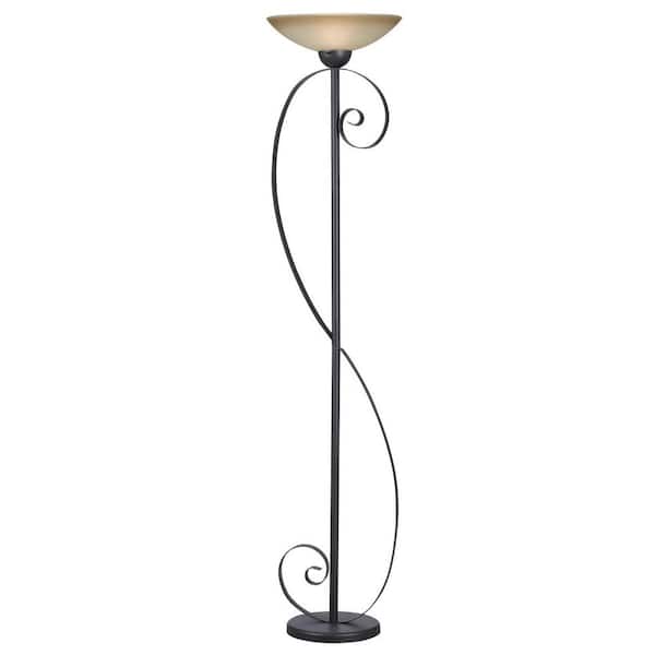 Kenroy Home Galaxy 72 in. Oil-Rubbed Bronze Torchiere