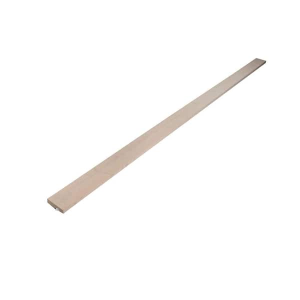 Unbranded 1 in. x 4 in. x 12 ft. SPF S1S2E White Prime Select Fascia Board