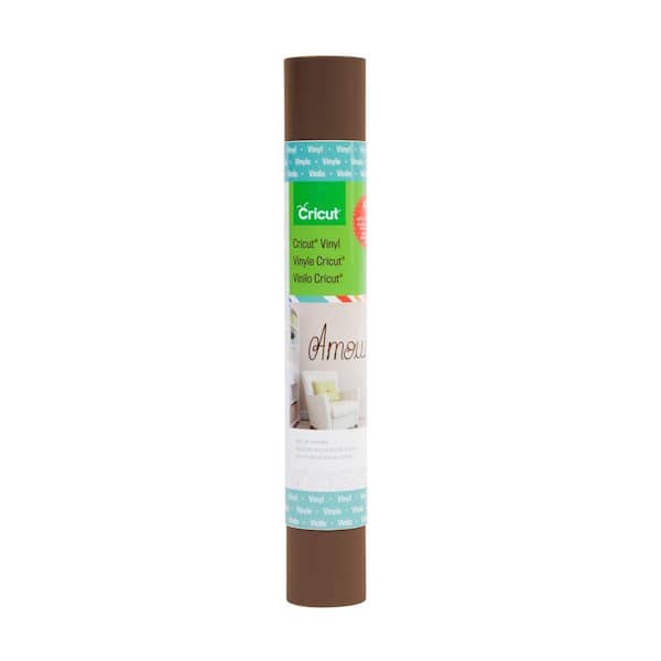 Cricut 12 in. x 48 in. Vinyl Roll in Cocoa (3-Pack)-DISCONTINUED