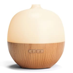 100ml Ultrasonic Essential Oil Diffuser Compact Portable Aroma Humidifier Multicolor LED Light Auto Shut-Off