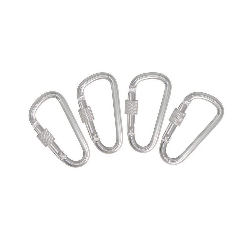 Aluminum Flag Pole Clips Hooks Durable Hardware Accessory for Backpack Key Ring Flags Dog Leash 4-Pack price history on PriceWatchPro