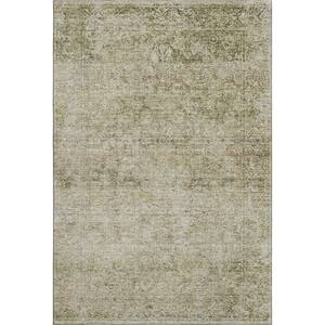 Mayfield Premium Machine Washable Abstract AMF2103 Sage 9 ft. x 12 ft. Area Rug