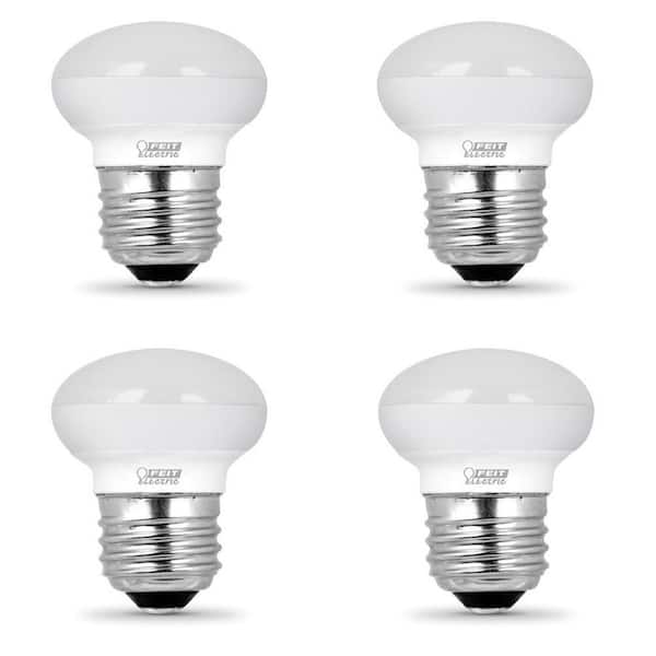 Feit Electric 40-Watt Equivalent R14 E26 Medium Base Dimmable CEC 90 Plus CRI LED Flood Light Bulb, Soft White 2700K (4-Pack)