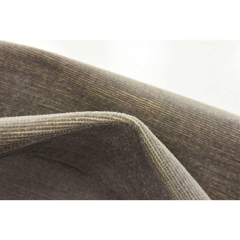 Williamsburg Easy Care Round Gray Synthetic Rug 5'