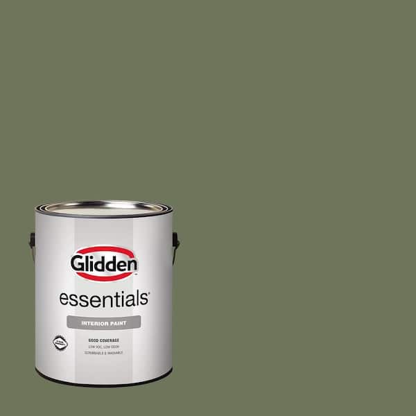 Glidden Essentials 1 gal. PPG1124-6 Dark Sage Eggshell Interior Paint