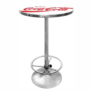 Enjoy Coke Chrome Pub/Bar Table