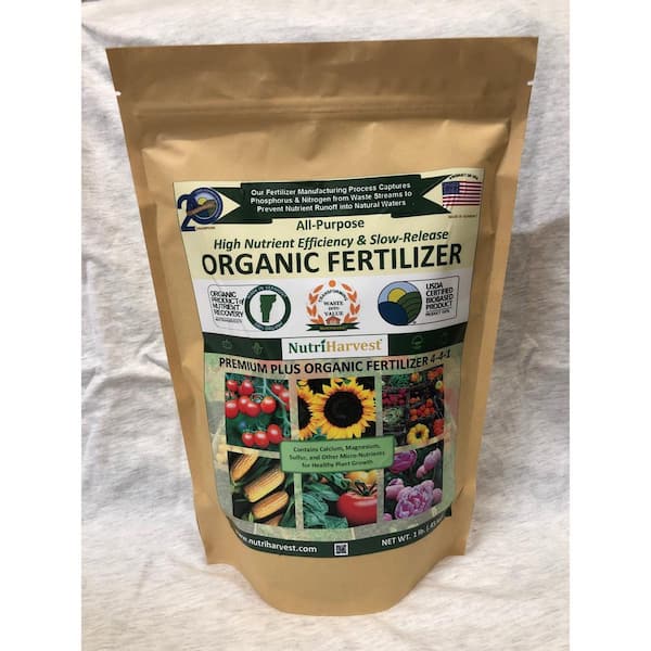 Vermont Organics Reclamation Soil 4-4-1, 1 lb. NutriHarvest Organic Fertilizer Bag