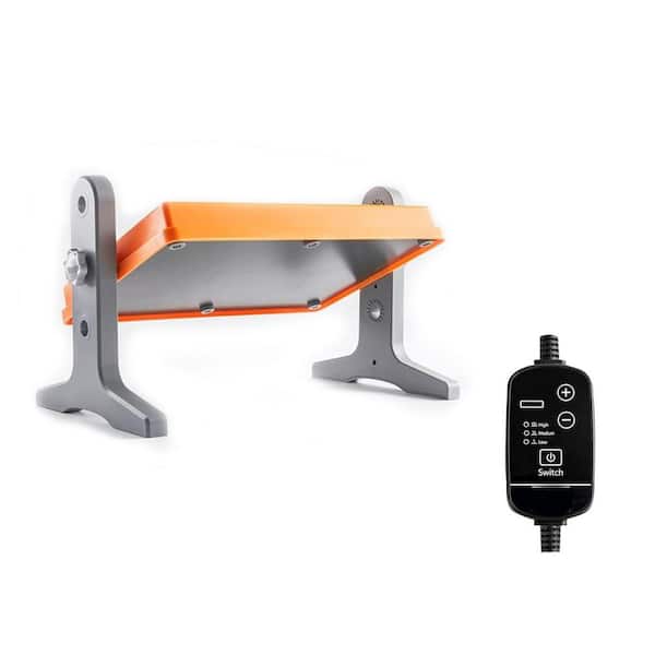 KIWDZFU Brooder Heater Adjustable Temperature Chick Warmer Heating Plate 12 x 8 Adjustable Height 3-Speed Control Equipment