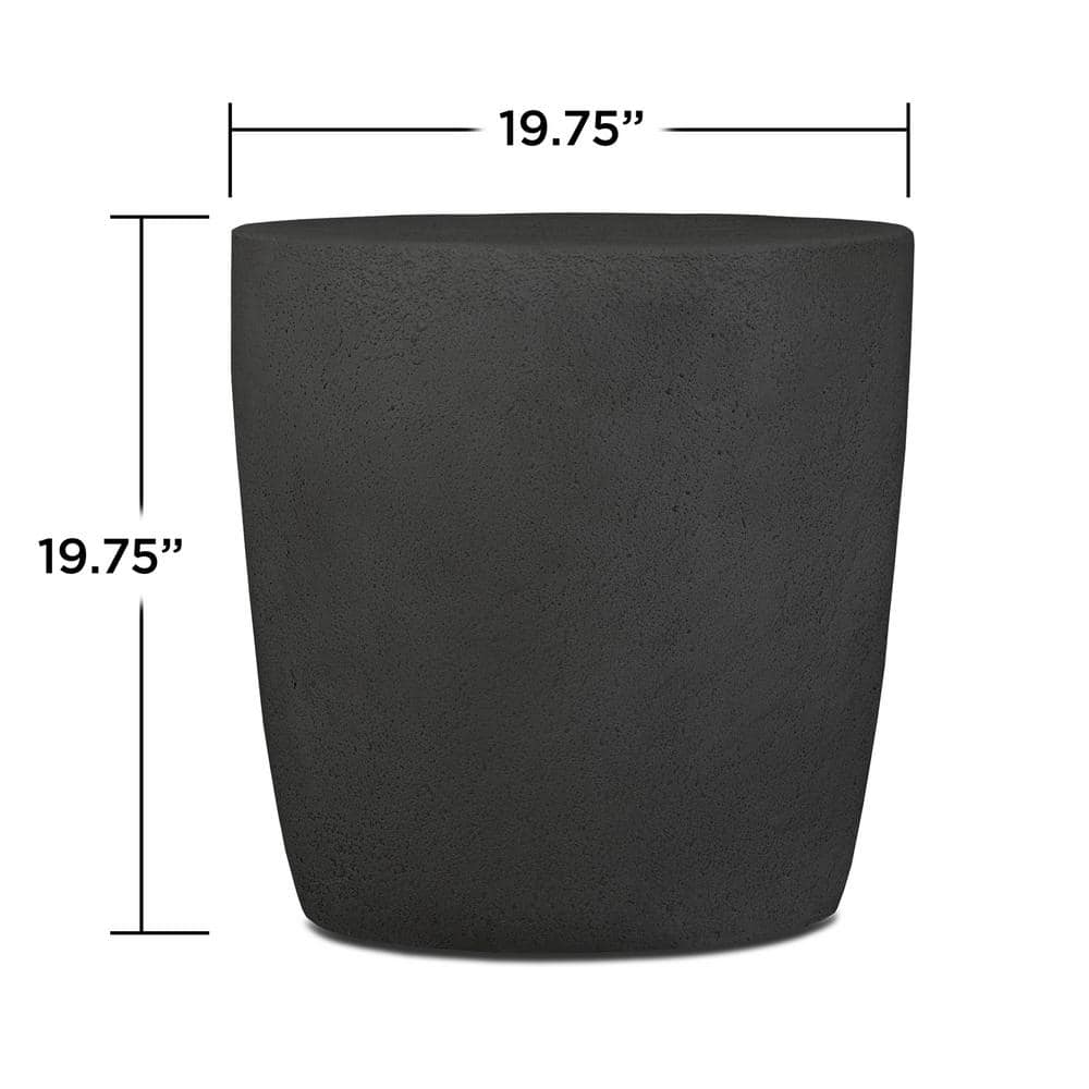 Shale Gray Concrete Propane Tank Cover with Handle