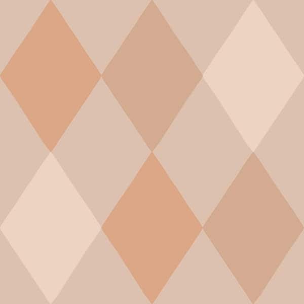 A-Street Prints Pink Kalas Rose Diamond Paper Non-Pasted Non-Woven Matte Wallpaper
