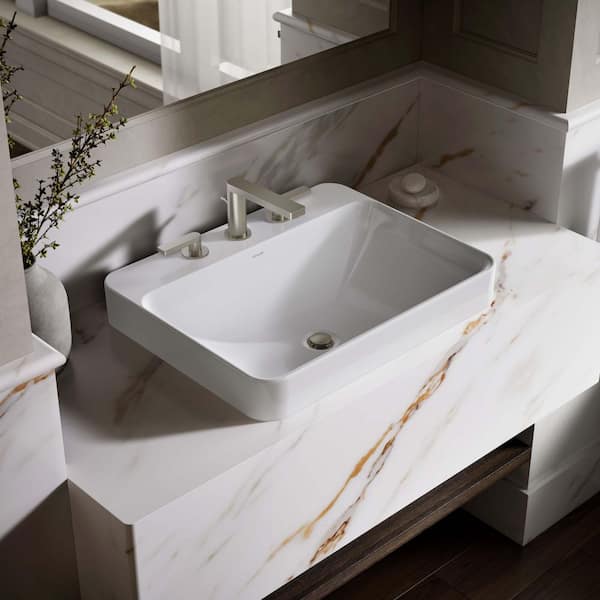 KOHLER Vox 23 x 18.125 Vessel Bathroom Sink in White Vitreous