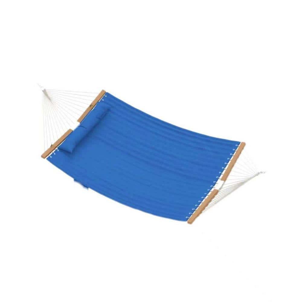 10.8 ft. Double-Layer Quilted Double Hammock with Pocket and