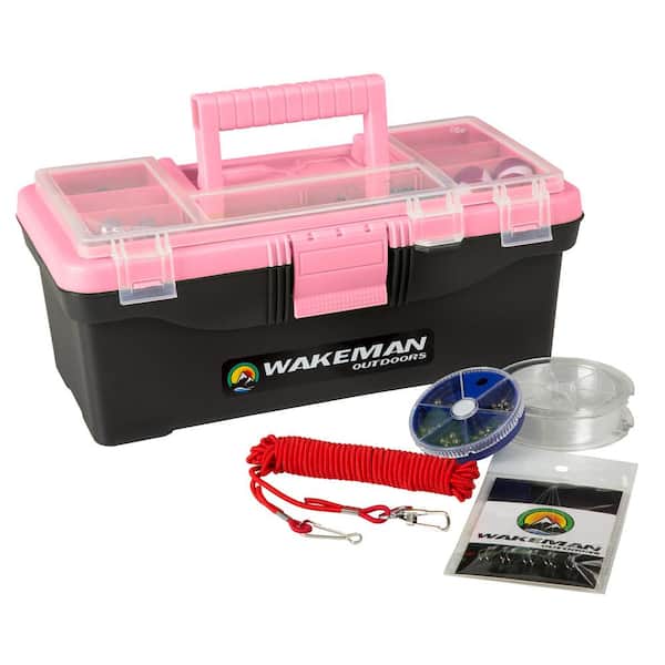 Have a question about Stalwart Pink Fishing Single Tray Tackle Box Kit  (55-Pieces)? - Pg 1 - The Home Depot