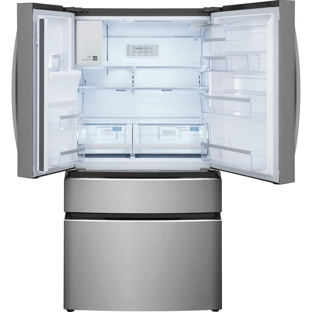 Stainless Steel 36" Smart Energy Star French Door Refrigerator with Ice Maker