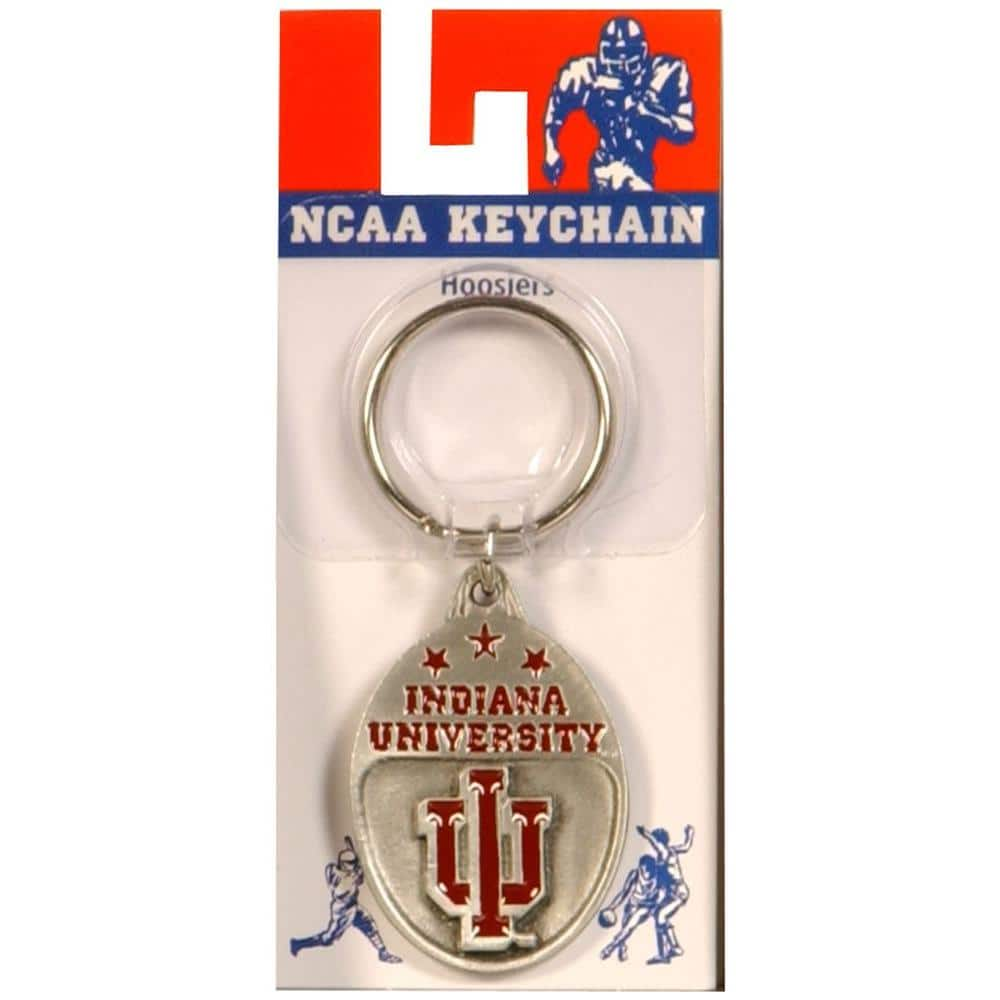 Indiana Hoosiers Carabiner Black Keychain