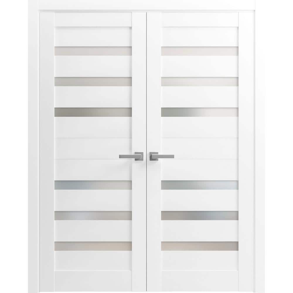 36 in. x 84 in. White Finished Universal/Reversible Solid MDF Assembly Required Interior Door Kit price history on PriceWatchPro