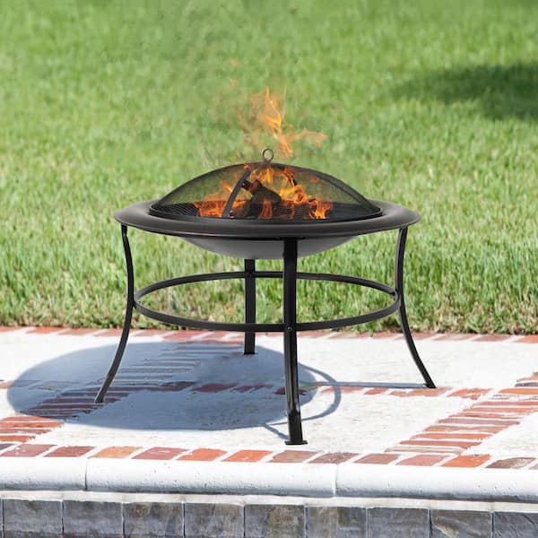 Tokia 30 in. Round Steel Fire Pit