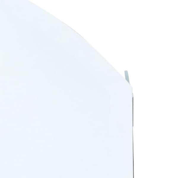 15 in. W x 30 in. H Arched Medicine Cabinet with Mirror