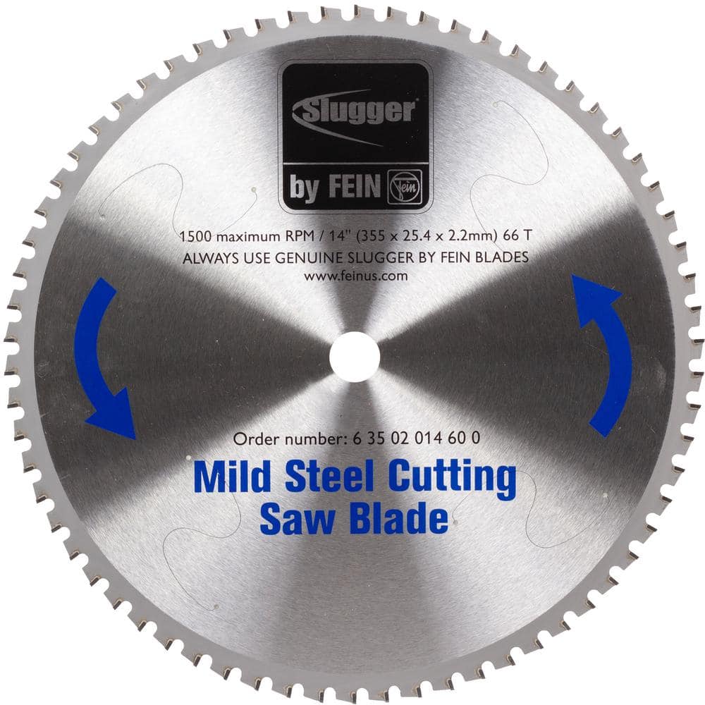 FEIN 14 in. 66-Teeth Metal Cutting Saw Blade for Mild Steel 63502014600  The Home Depot