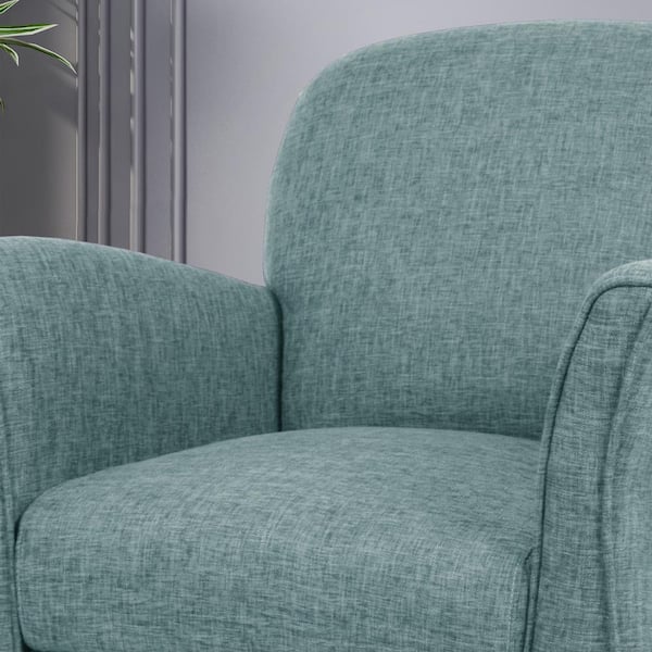 Noble House Swainson Traditional Teal Tweed Fabric Armchair 53772 - The  Home Depot